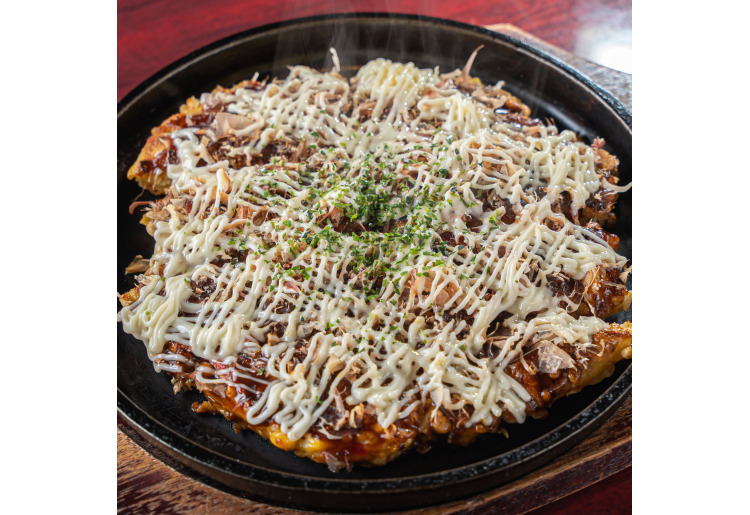 ▼お好み焼き 豚玉